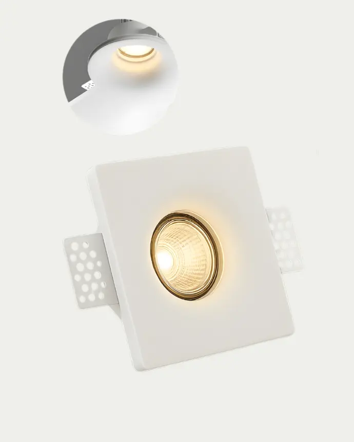 Gypsum light frames