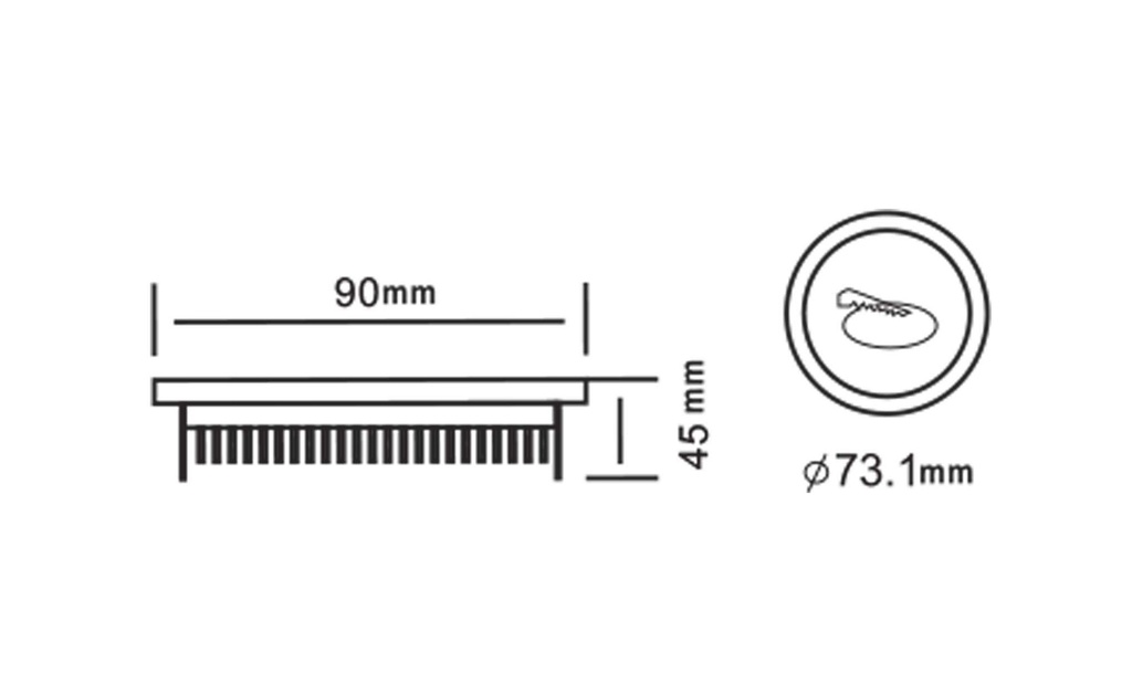 Downlight 7W K4 Loox