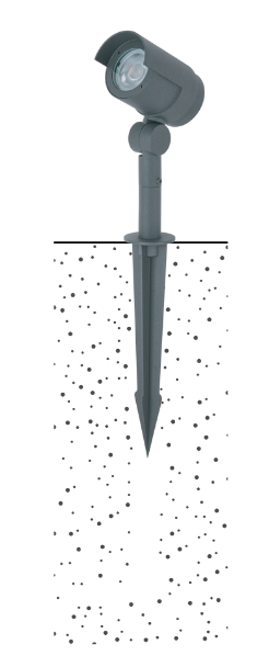Spike Light 12W 75x117x470mm Loox 