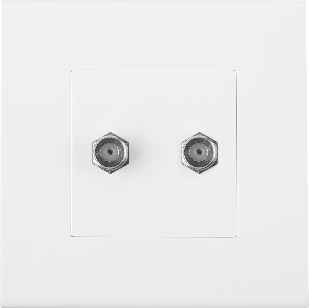 TV & Satellite Socket Piano Series Loox