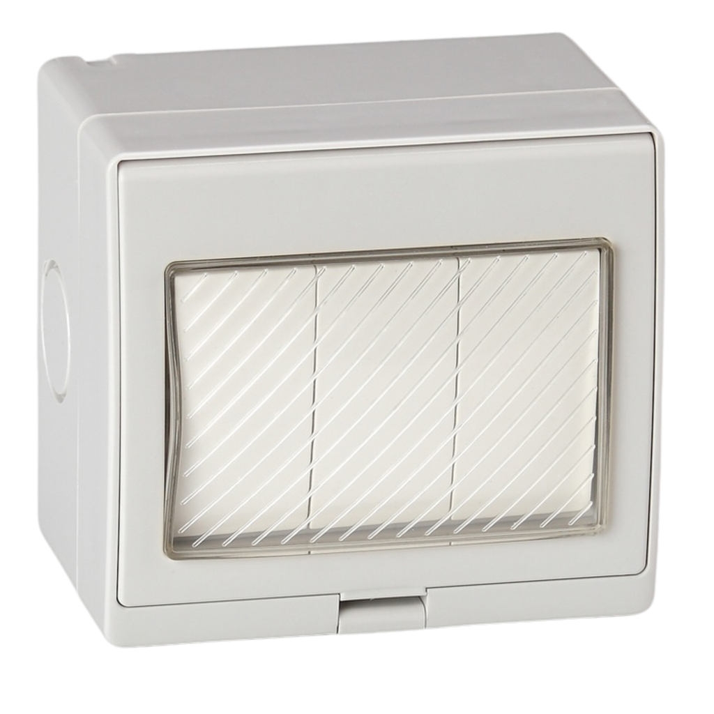 Light Switch Waterproof 3 Gang Piano Loox