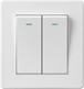 Light Switch 2 Gang Latif Series Loox