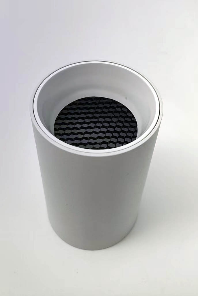 Cylinder Surface Ceiling Light Frame With Bee Net Loox