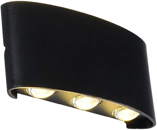 [LPW105L0123] Wall Light 12W Black Loox