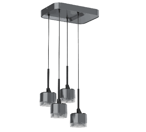 Four Pendant Light 40W Series Artivia -M4 UGR17 Loox Plus 