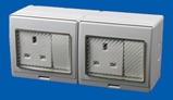 [LJK2GWIPB00] Waterproof Socket with Switch Loox