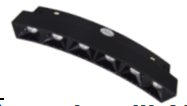 Magnetic Curve Grill Track Light 6W Lumination